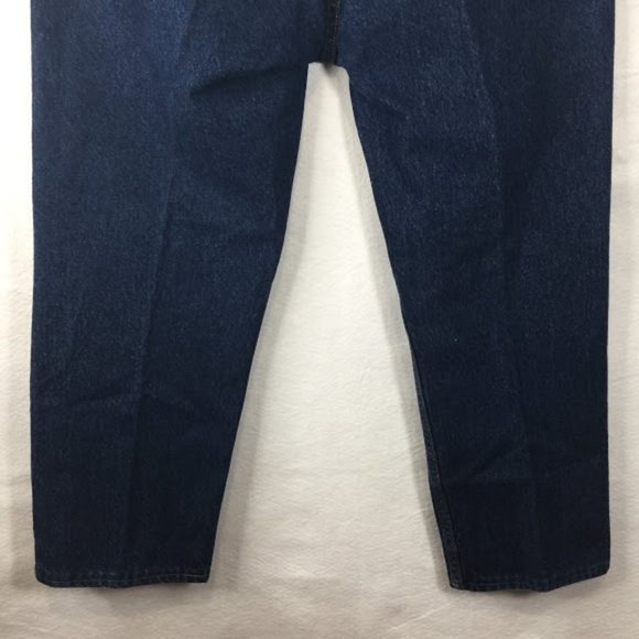 Levi's 505 Jeans Regular Fit Dark Blue Denim - Picture 8 of 11